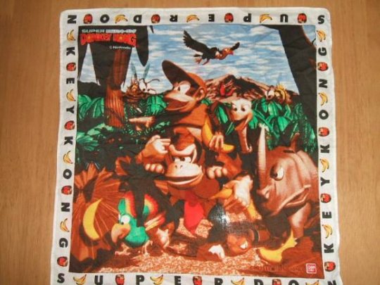 Super Donkey Kong cloth poster